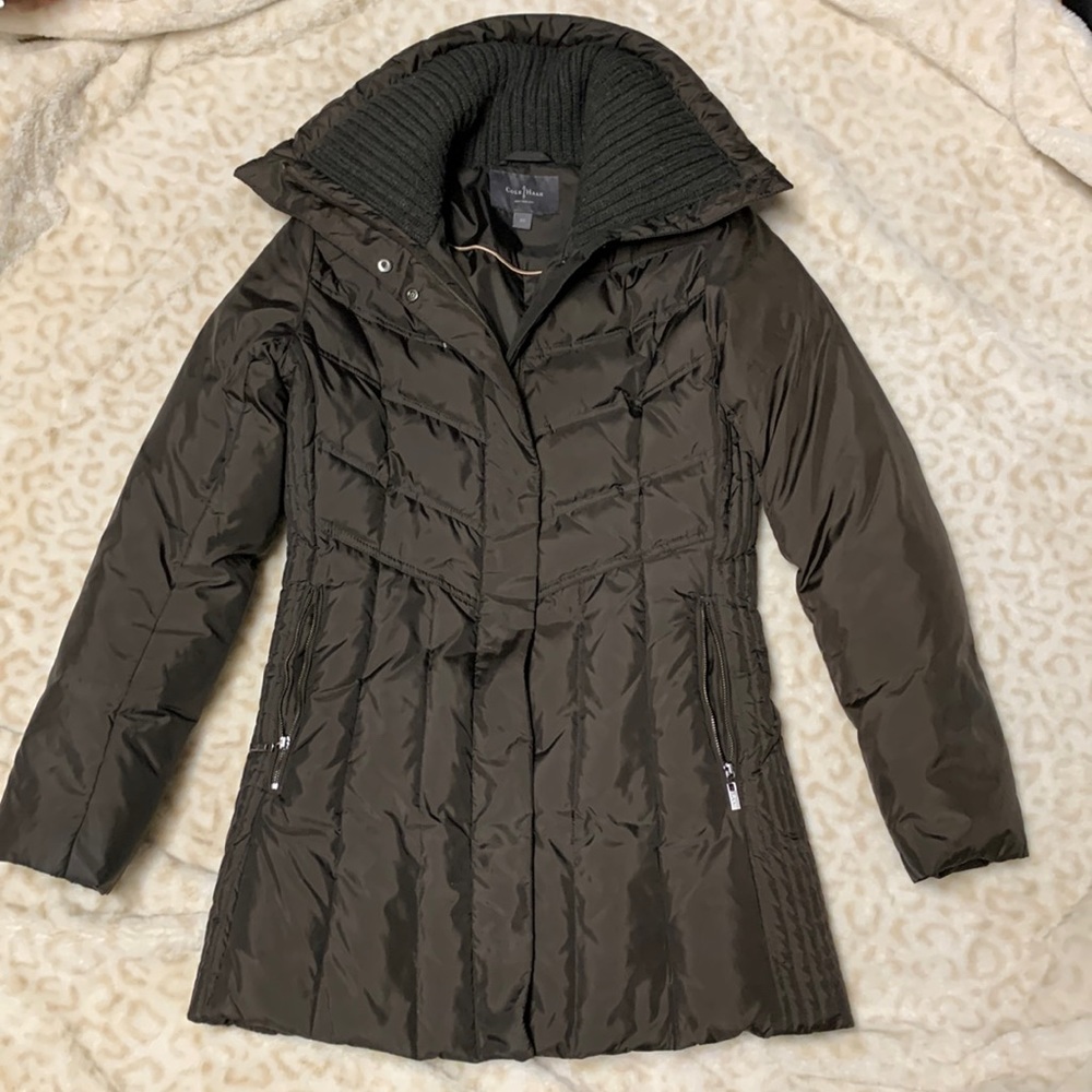 Women brown winter coat